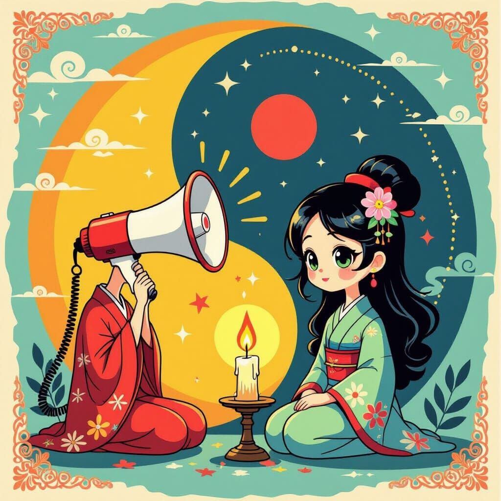 Extrovert and Introvert in Yin-Yang Design