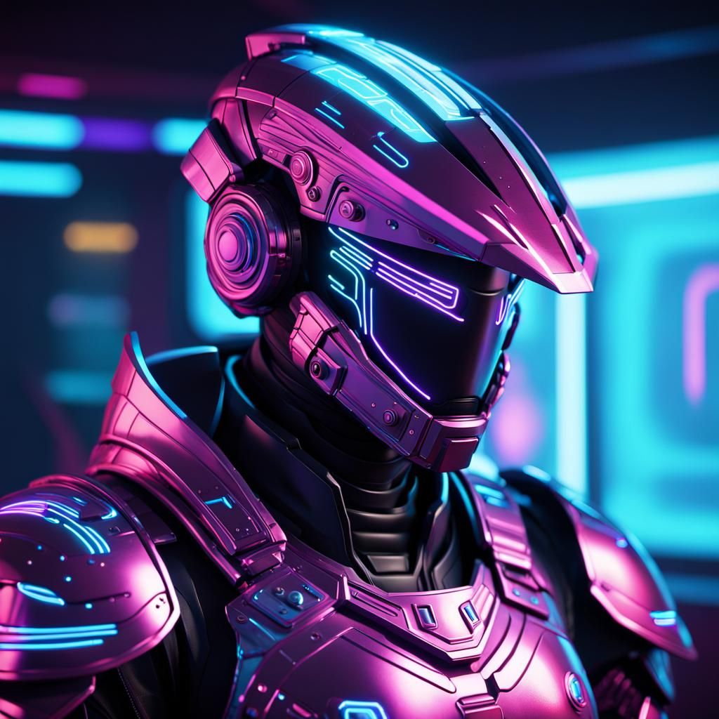 Elite Skirmisher Studies Swordplay in Pop Art Style