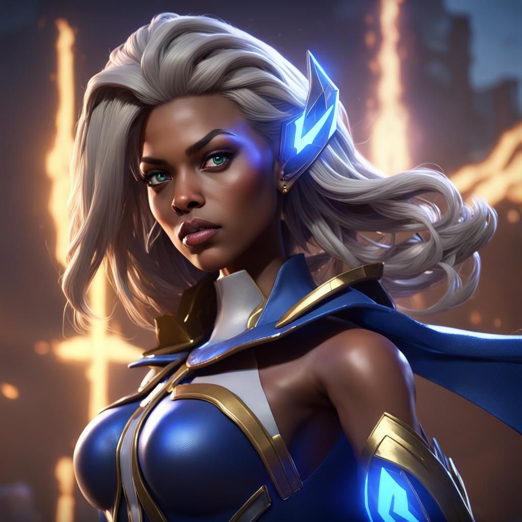 Eudora as Storm: Mobile Legends X-Men Crossover