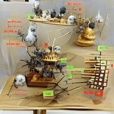 Abstract AI Concept Art for Neural Networks