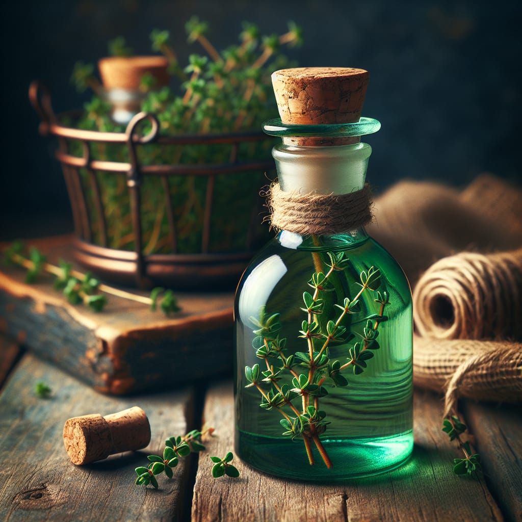 Medieval Thyme Toner in Glass Flacon