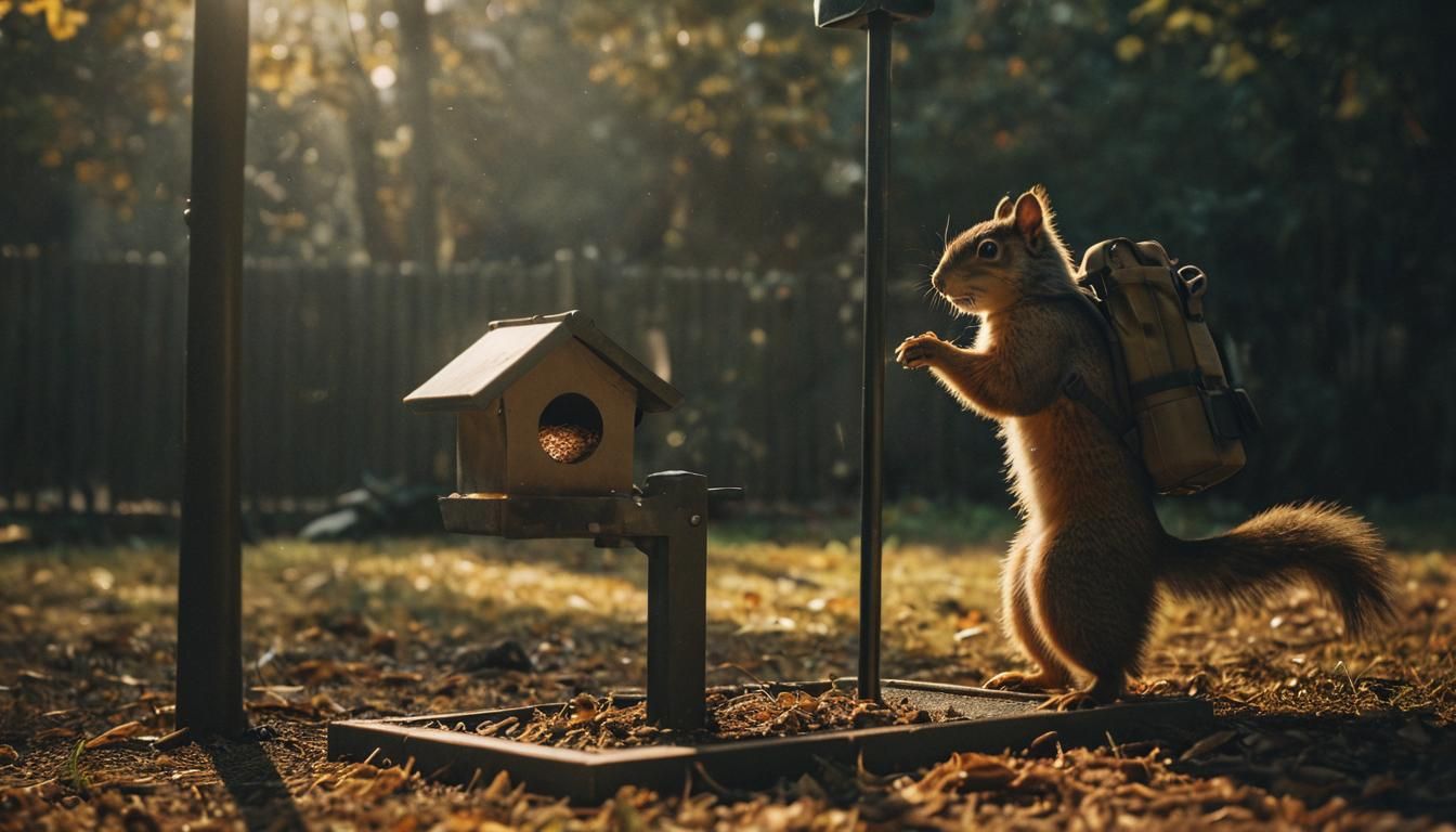 Tactical Squirrel: A Cinematic Wildlife Action Scene