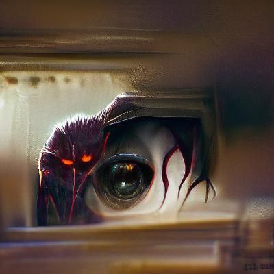 Sinister Gaze: An Ominous Eye