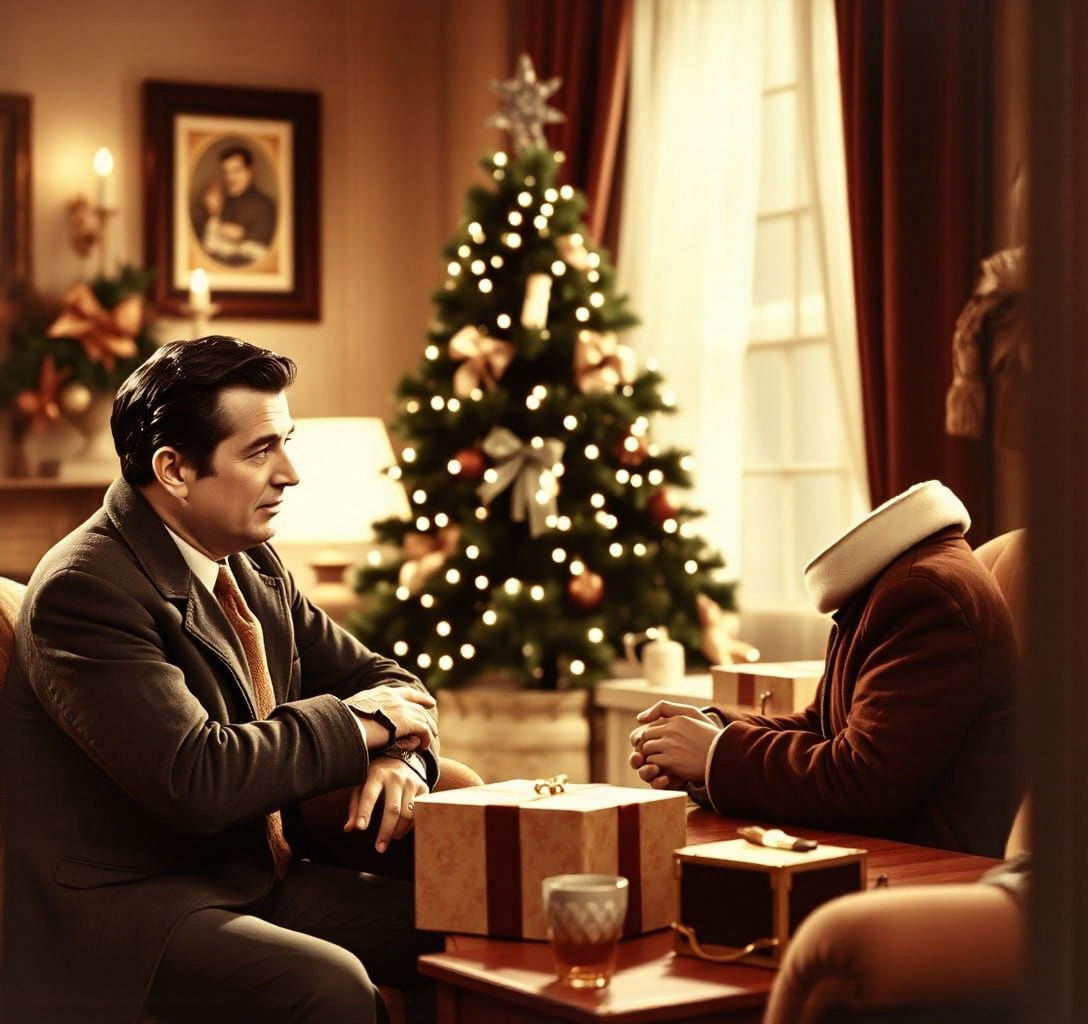 Classic Christmas Movie Scene