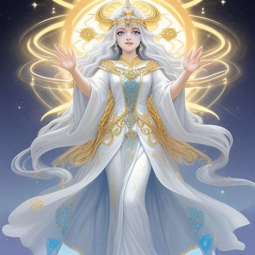 Celestia: Divine Healer Radiating Hope and Comfort