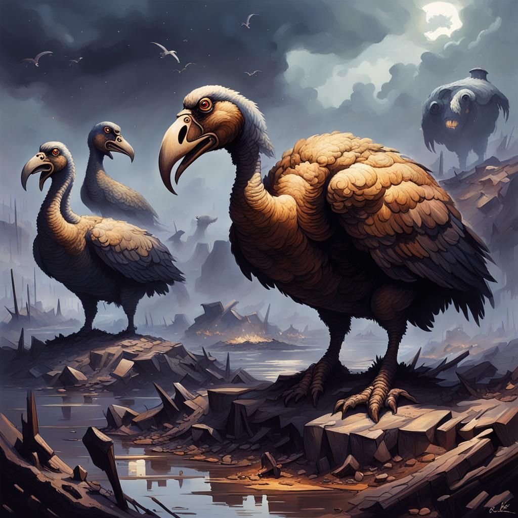 Sinister Dodo at Hindenburg Disaster Site