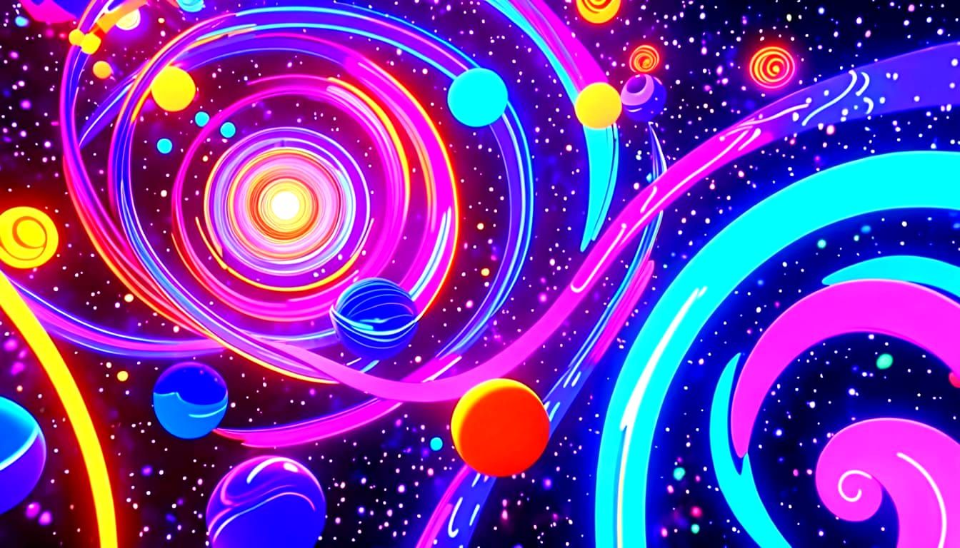 Abstract Phenomenon Generated by AI