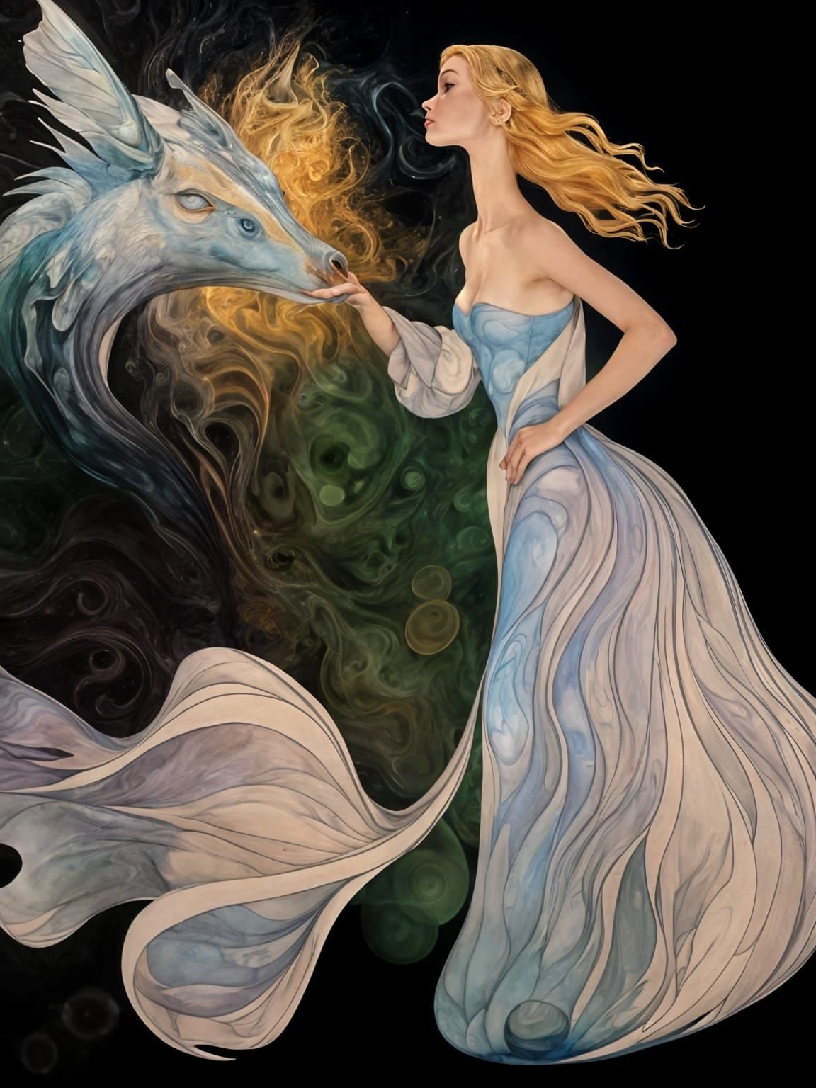 Surreal Reality Drips: Fractal Spacetime in Technicolor