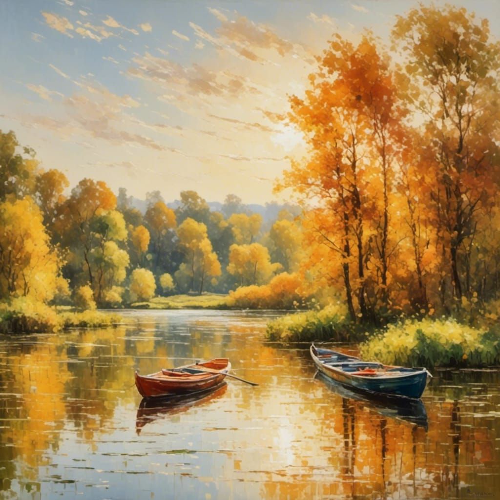 A sunny late summer landscape