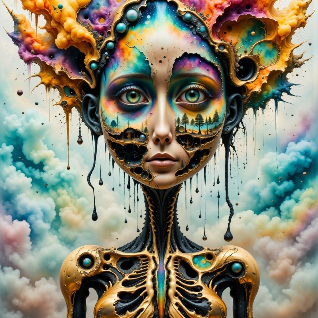<lora:hyperkraximalismus:1.0> <lora:Abstract Reality:1.0> Su...