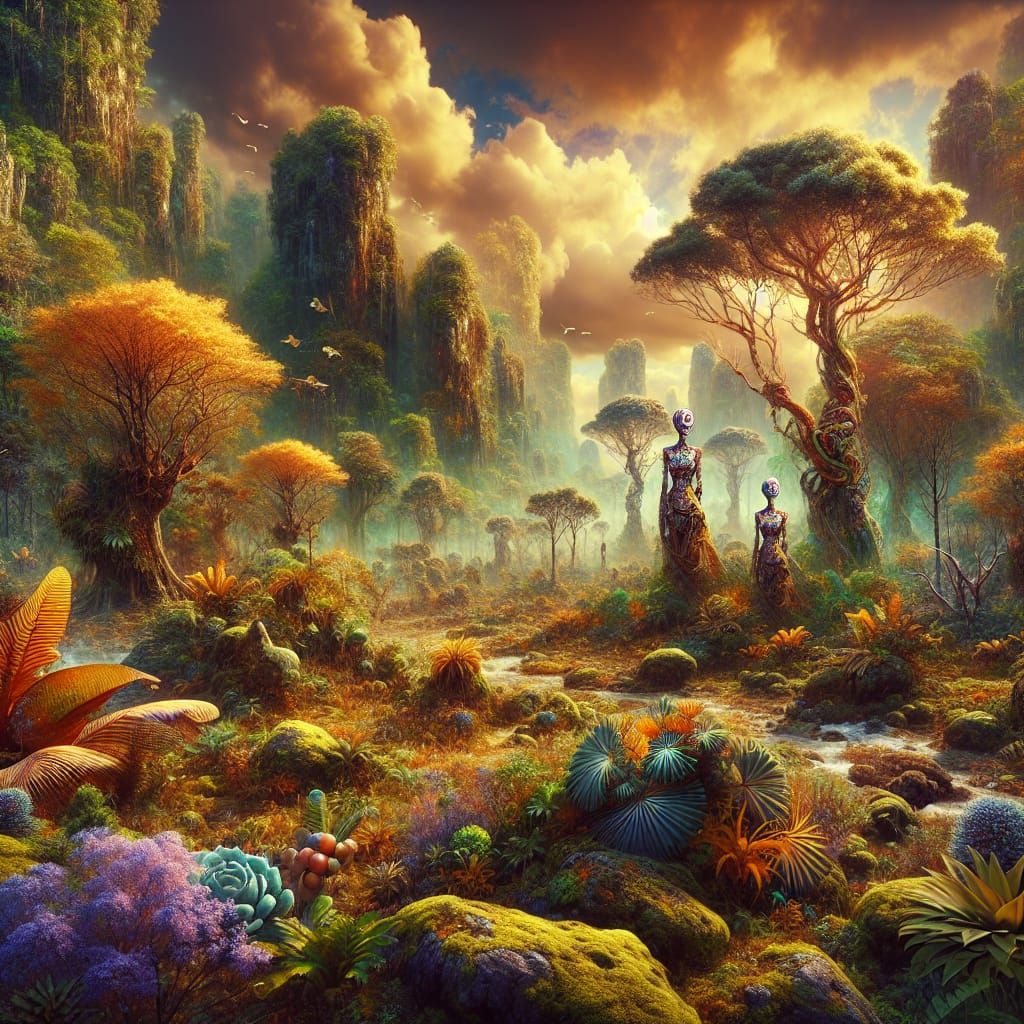 Wilderness Meets the Bizarre: Digital Matte Painting