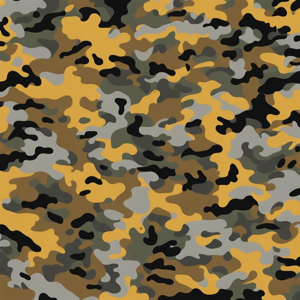 Modern Military Uniform in Autumn Camouflage Pattern
