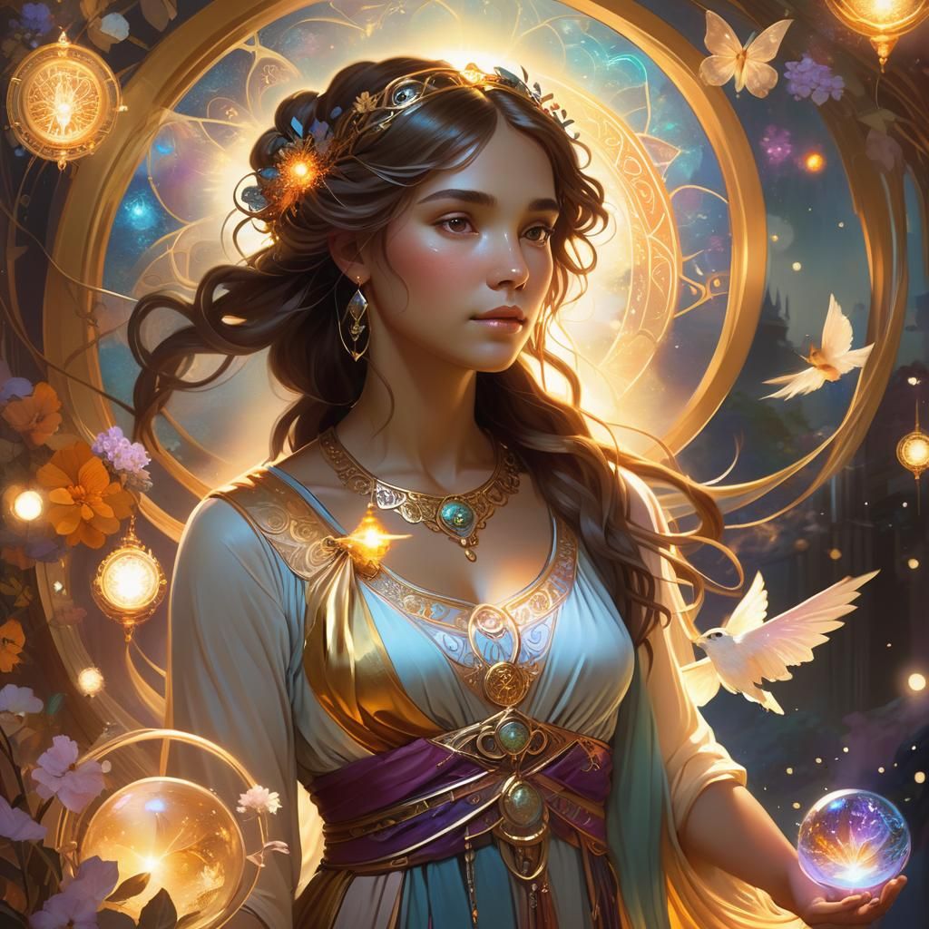 Goddess Within: Ethereal Fantasy Concept Art