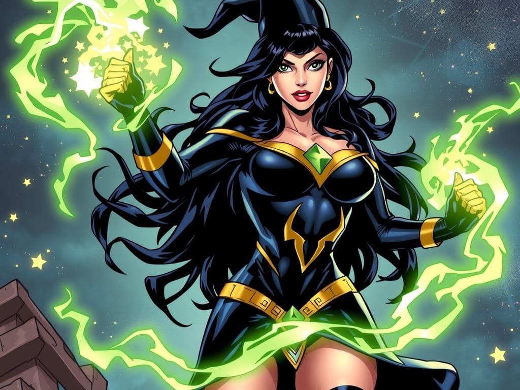 Zatanna the Sorceress in Epic New Year Battle