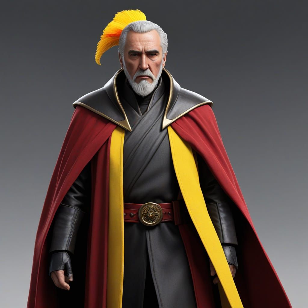 Darth Dooku in Regal Attire