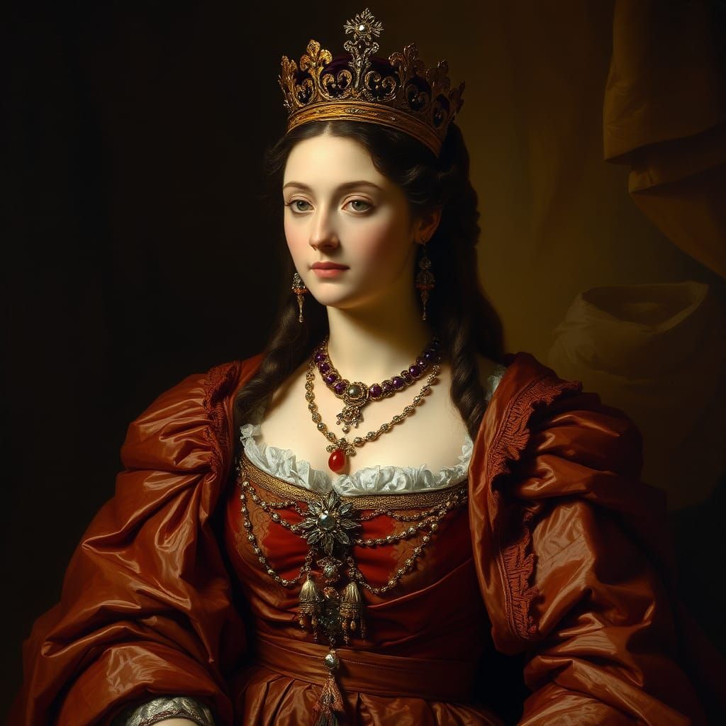 Regal Figure in the Style of Van Dyck