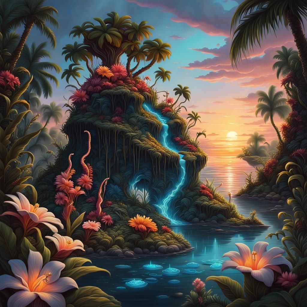 The  Magical Island Oasis.