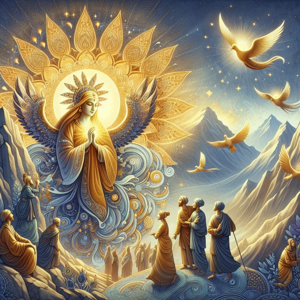 Golden Goddess of Summer Blesses Ascending Family