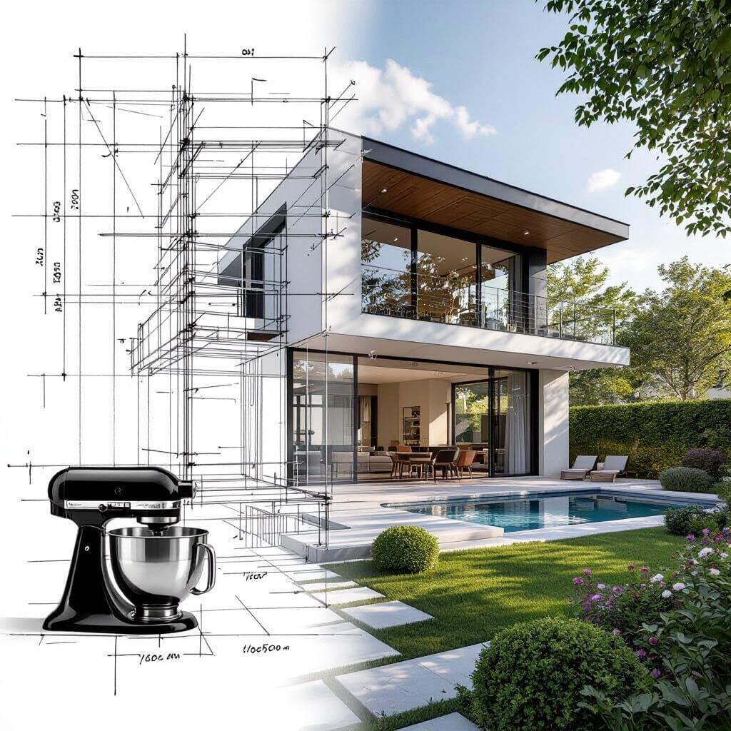 Architectural House Design: From Sketch to Reality