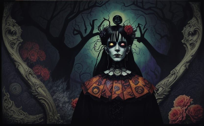 Ethereal Vampires in a Cosmic, Gothic Wonderland