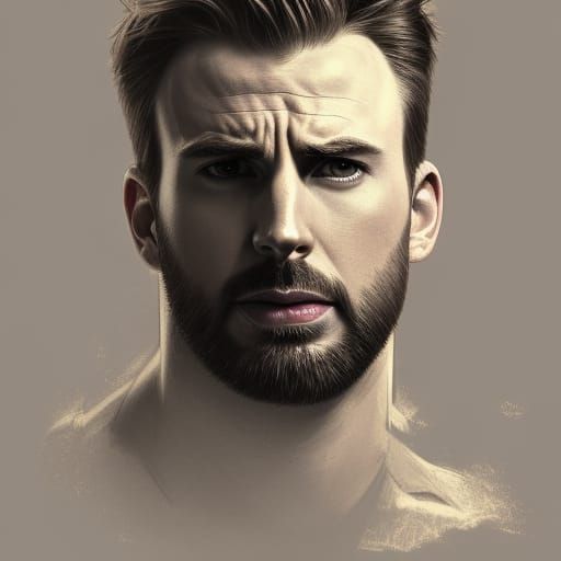 Detailed Portrait with Dynamic Lighting in Trending Art Styl...