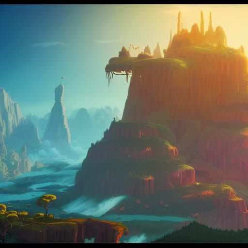 Adventure Time: Detailed Fantasy Concept Art