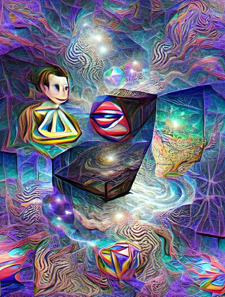 Abstract Dimensional Travel Concept Art