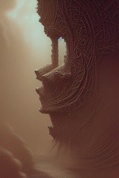 Eldritch Beauty: A Detailed Horror Portrait