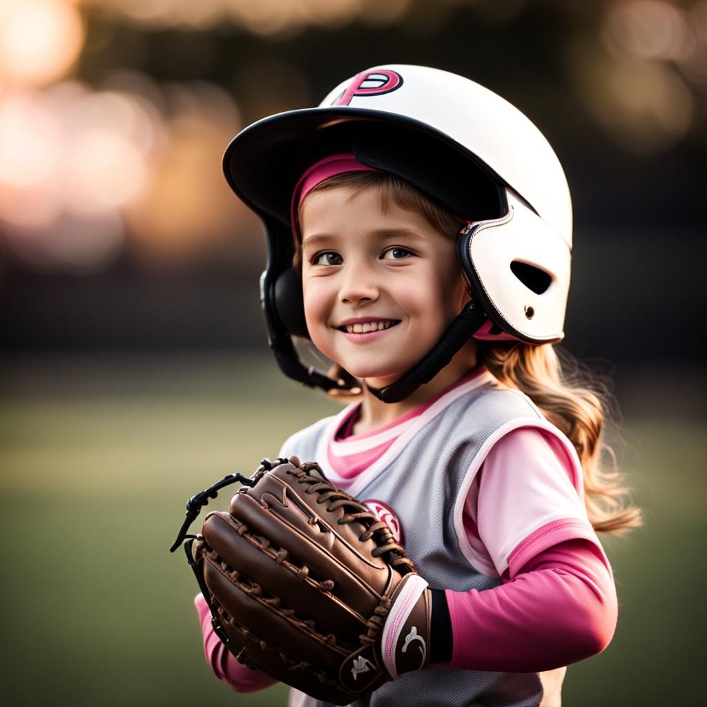 Princess Ballplayer: Hyper Resolution Chiaroscuro Portrait