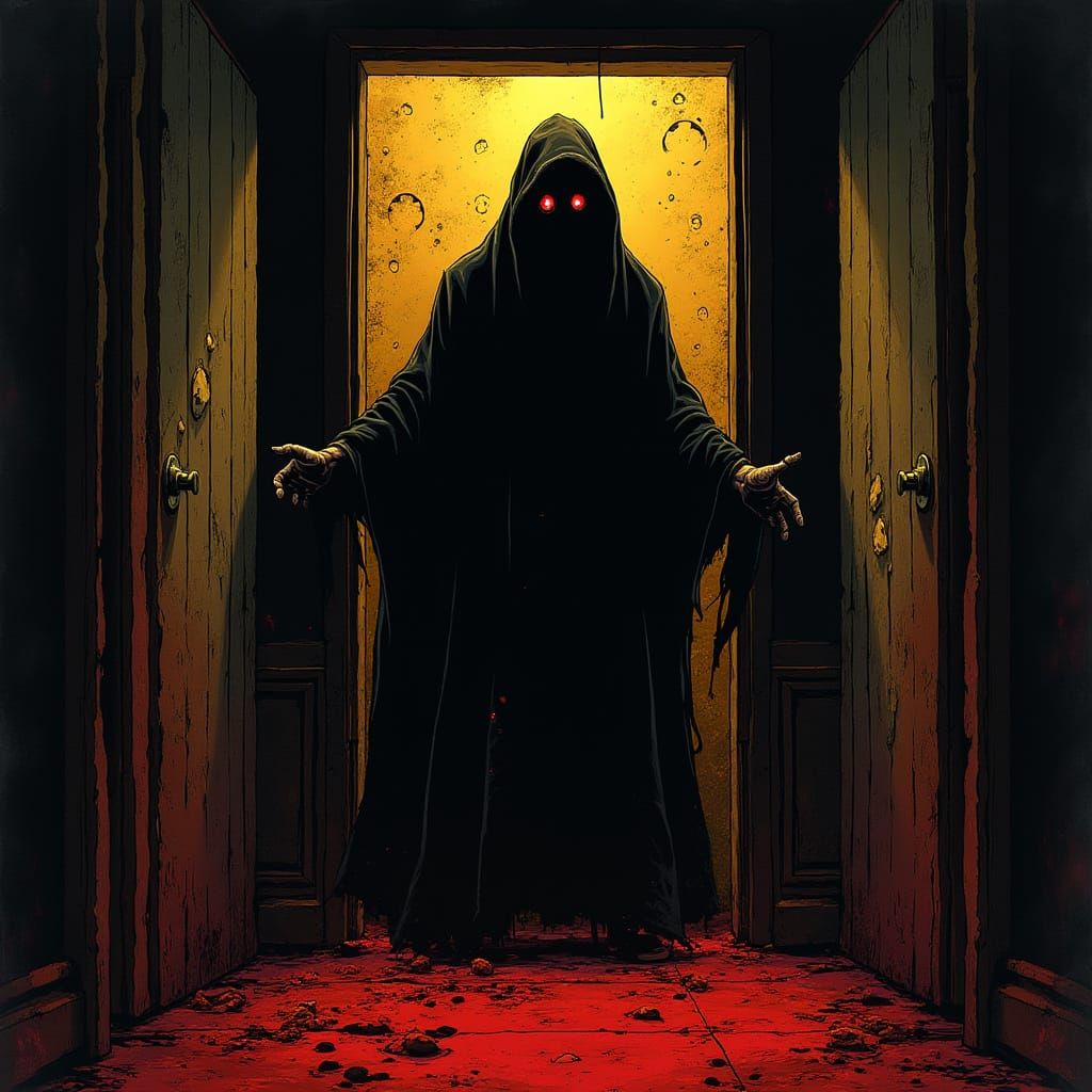 Horror Character with Ginger Beer Swirl Eyes