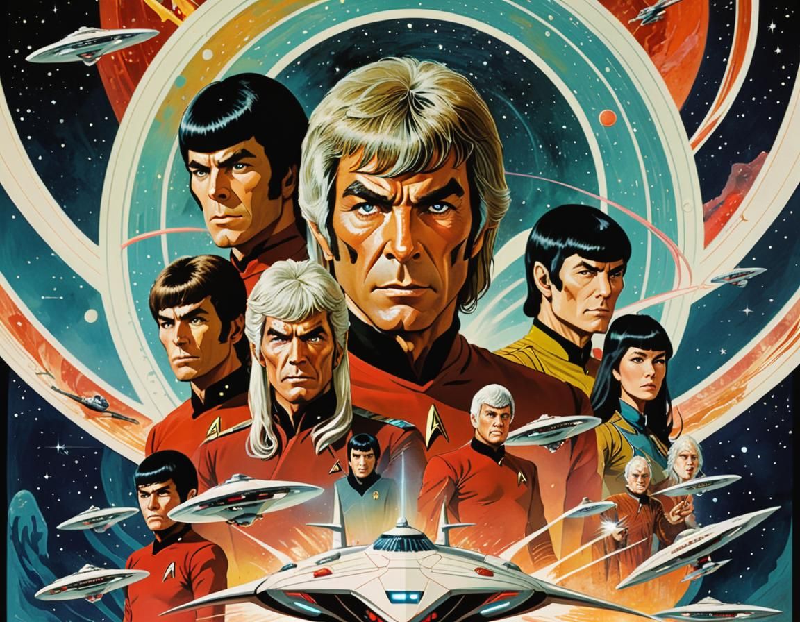 Wrath of Khan Poster in Sci-Fi Style