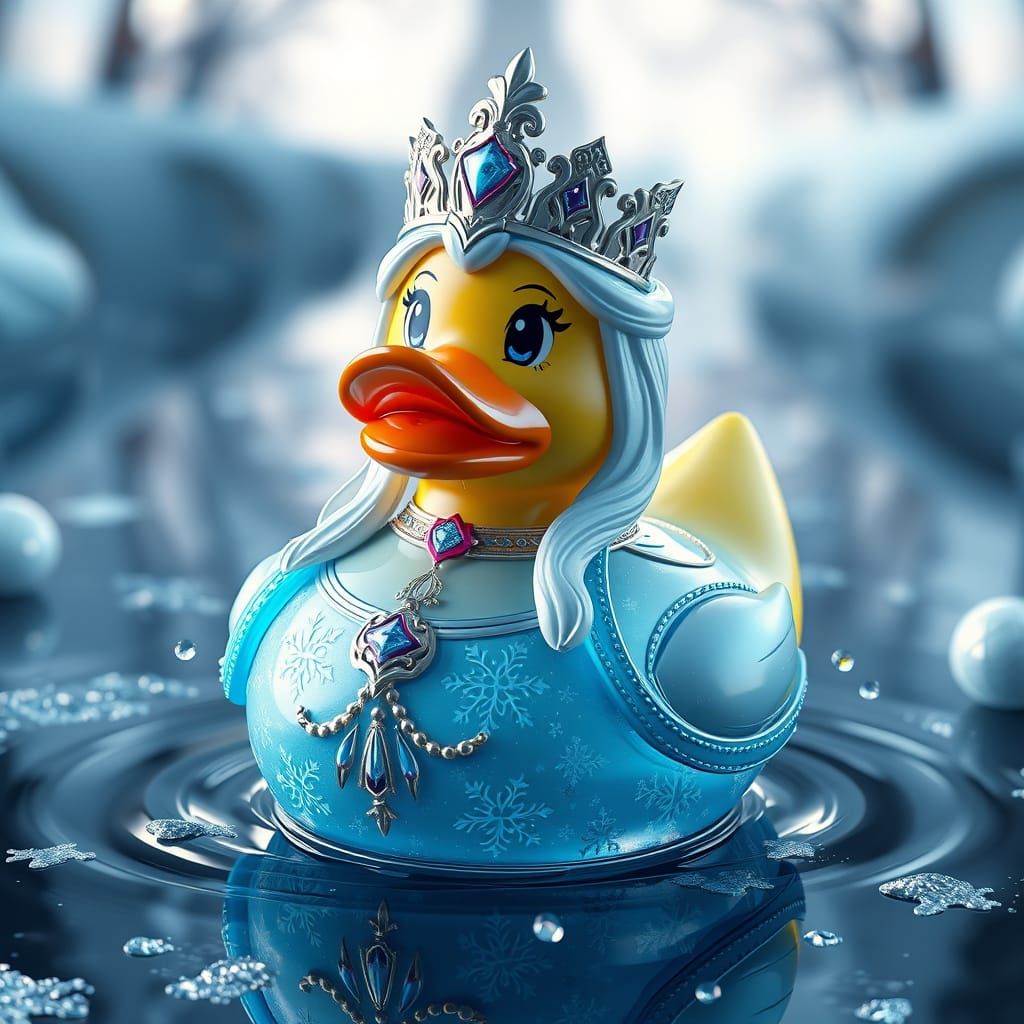 Cyberpunk Queen of the Frozen Fray