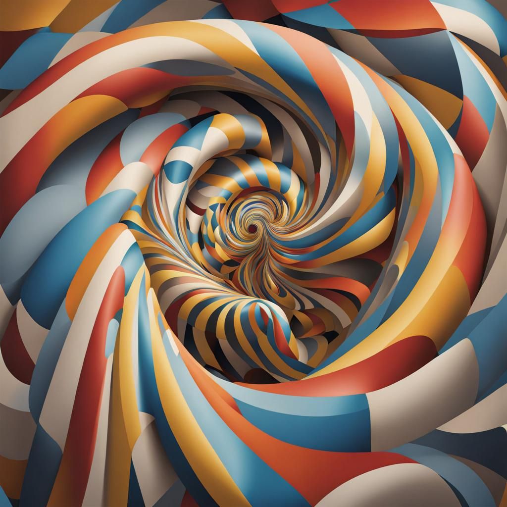 Ambiguous Optical Illusion in Detailed 8k Resolution