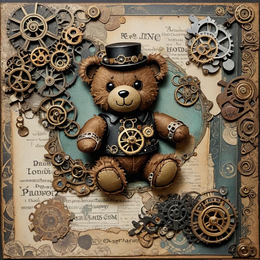 Steampunk Teddy Bear