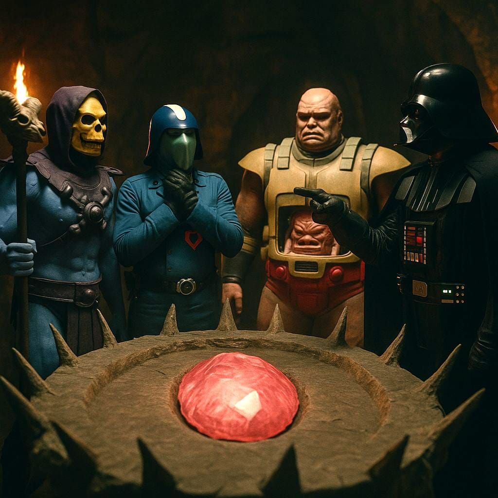 Villains' Summit at Snake Mountain in Photo-Realism