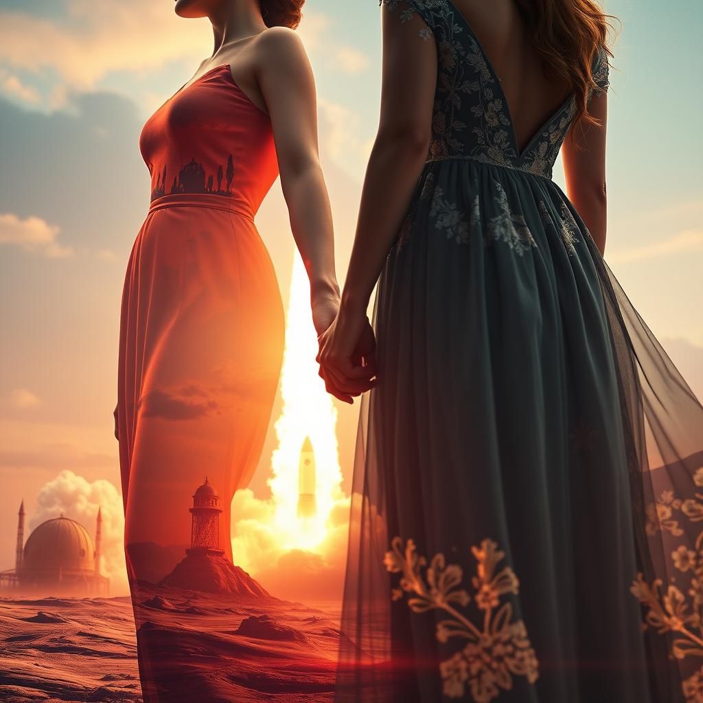 Earth and Mars United by Rocket Launch