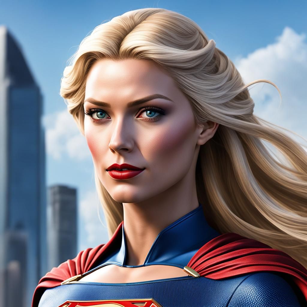 Morfydd Clark as Supergirl Over National City