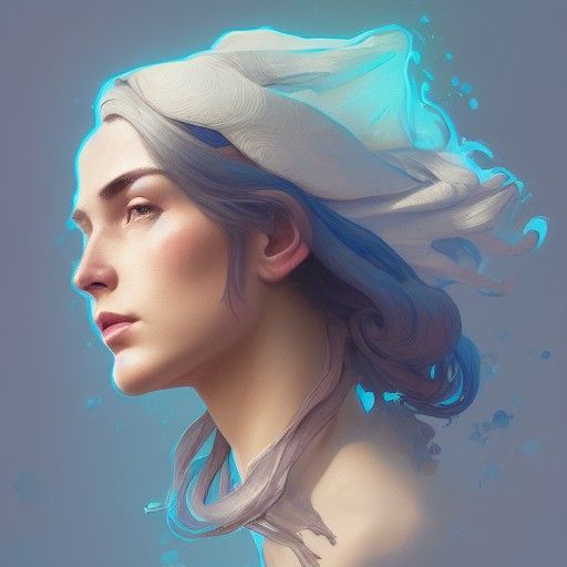 Astrology Portrait in Hyperdetailed Digital Art Style