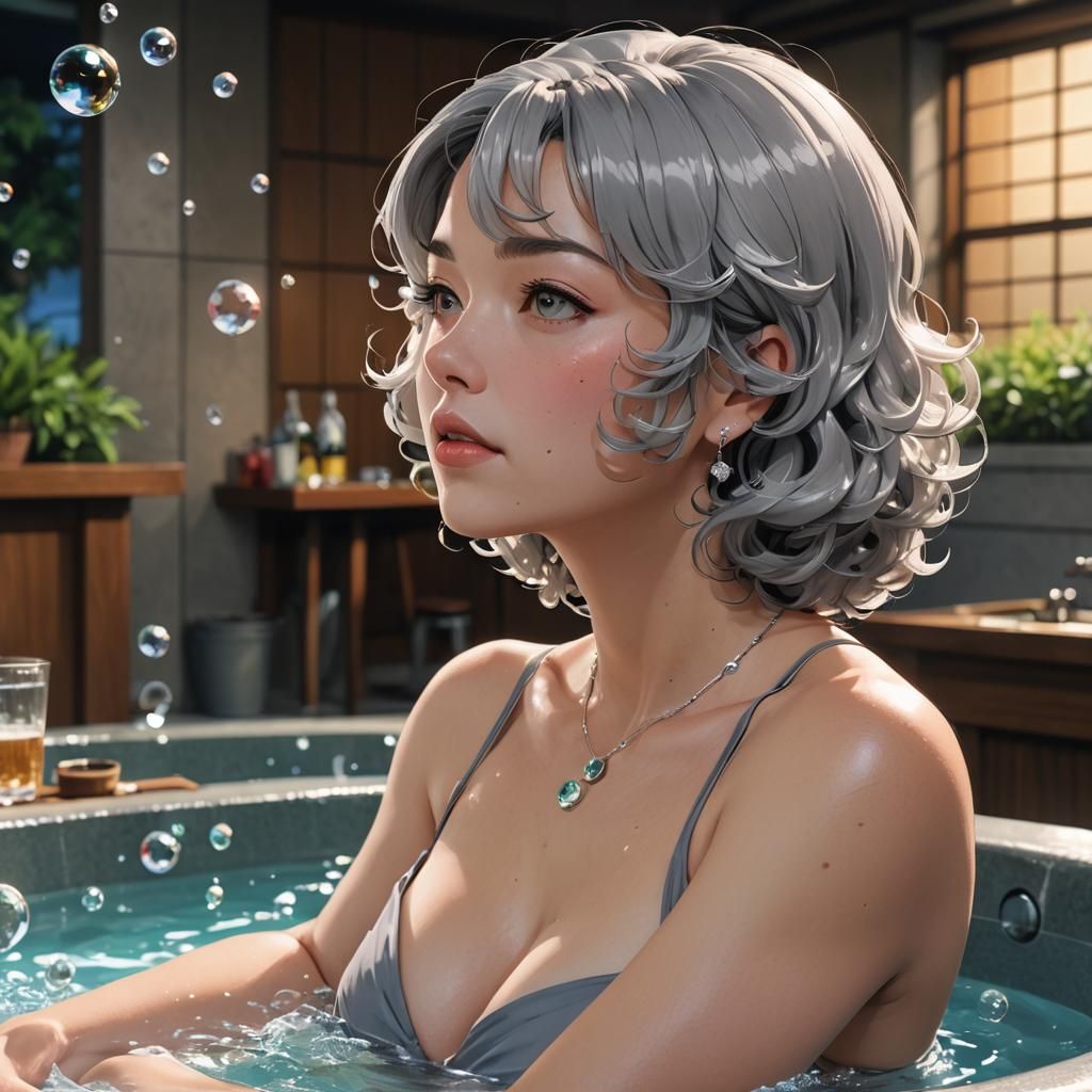 Kimiko's Wonderful Life: Hot Tub