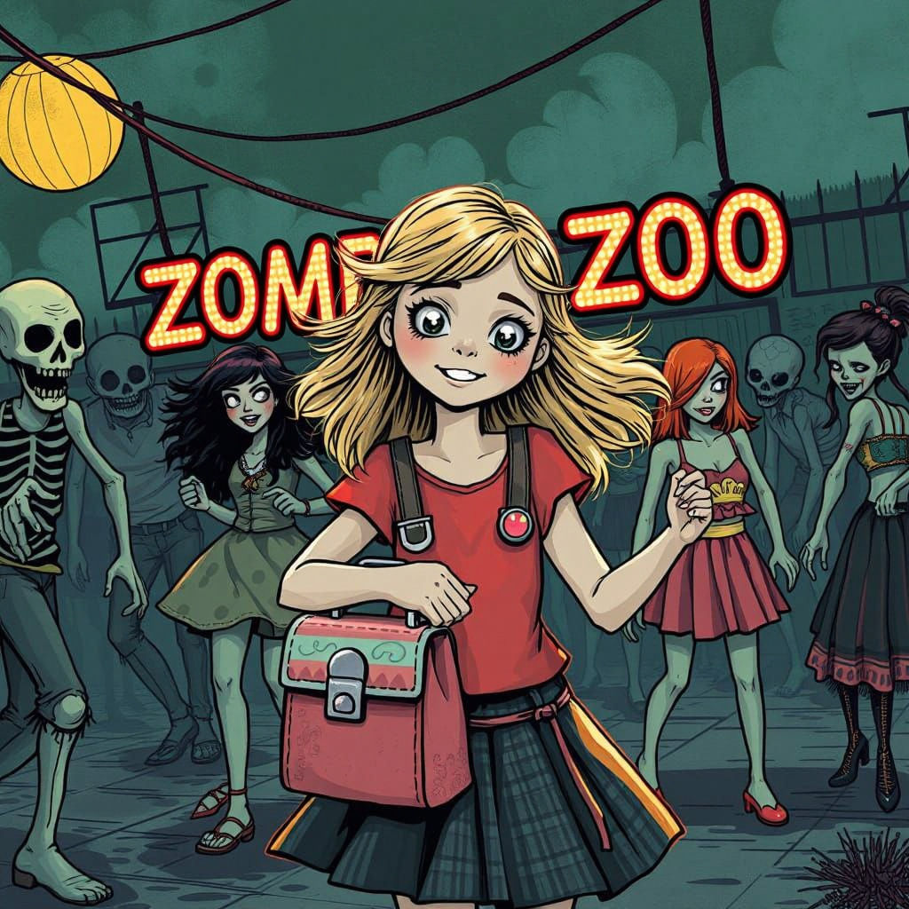 Zombie Zoo Dance Scene