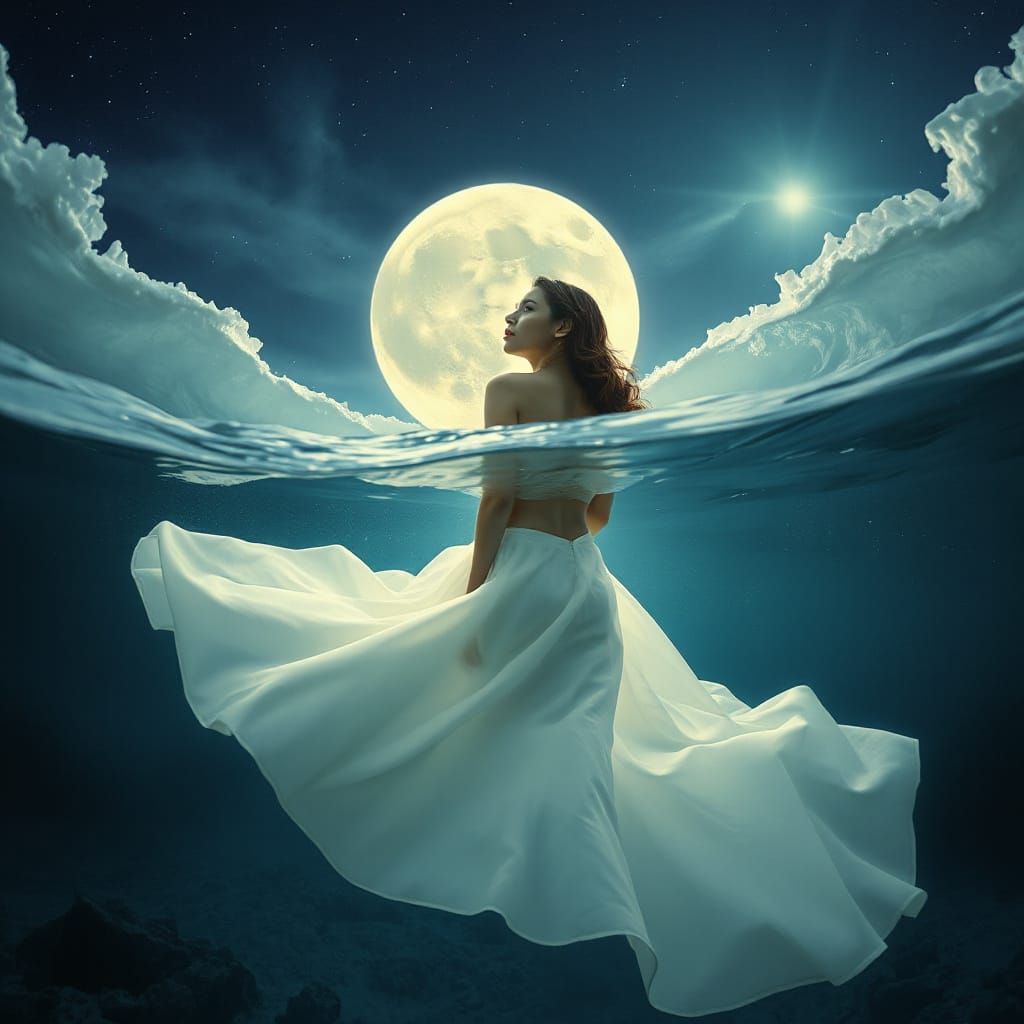 Slipped beneath the surface calm