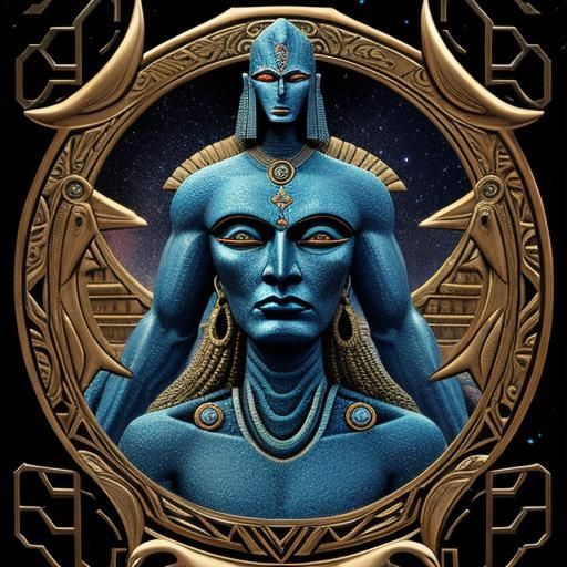 AI Generated Image of Anunnaki Concept