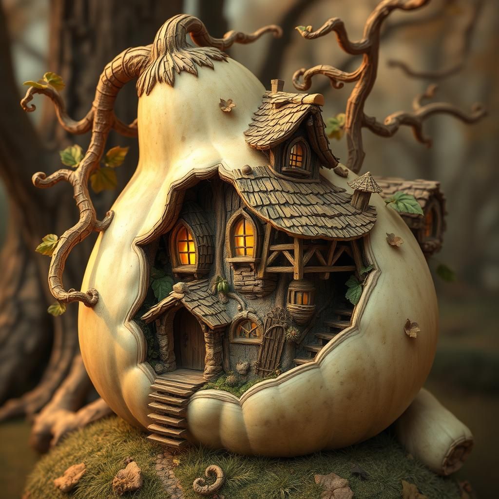 Gourd House: Whimsical Architecture Inspired by Nature