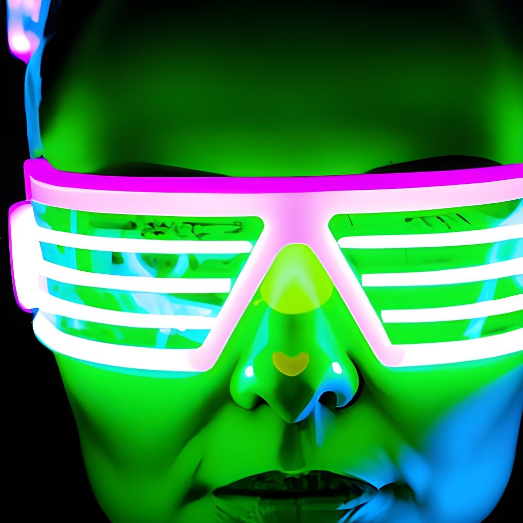 Cool Neon Glasses