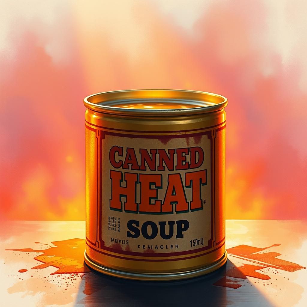 "Canned Heat" The soup that makes you feel alive...