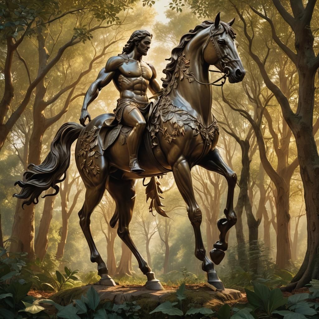 Chiron in Forest Glade, Classical Greek Art