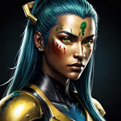 Realistic Skin with Vibrant Colors in High Resolution