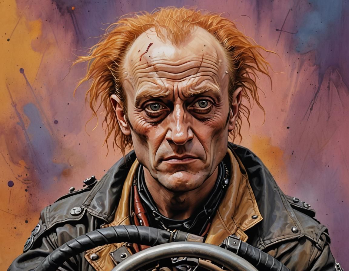 'Adrian Edmondson' as 'Vyvyan Basterd' from 'the young ones'...