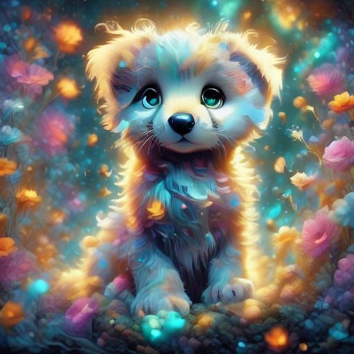 Fiery Koala Eating Banana on Lava Throne