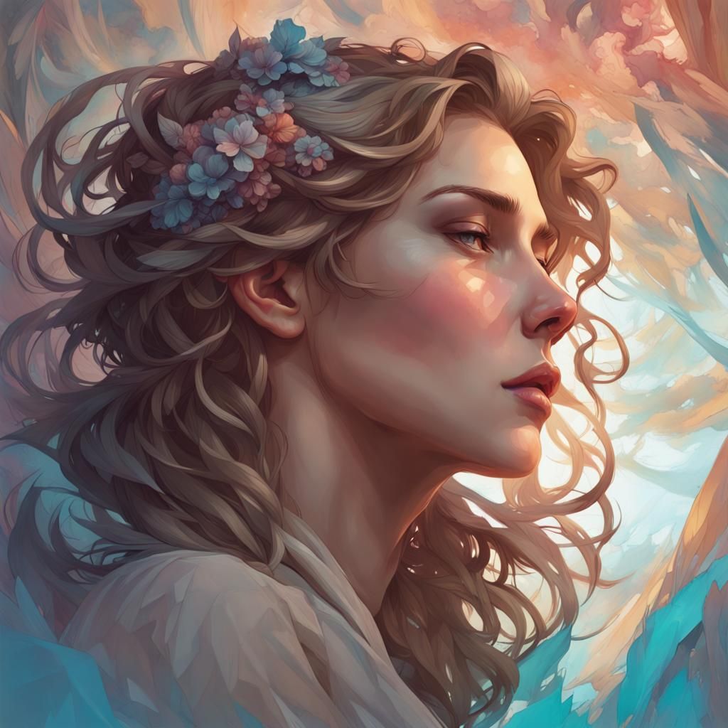 Hyperdetailed Portrait with Dynamic Lighting